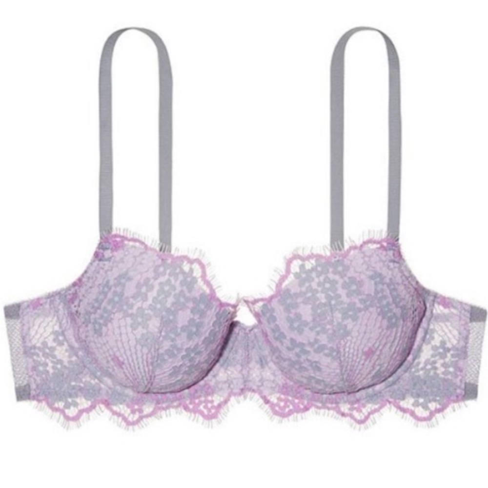 Victoria’s Secret Lace Lined Demi Bra Dream Angels - Picture 2 of 7